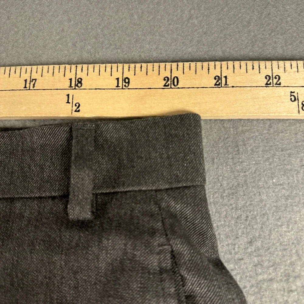 Lauren Ralph Lauren Mens Gray Stretch Dress Pants Flat Front 41W x 31L Heather